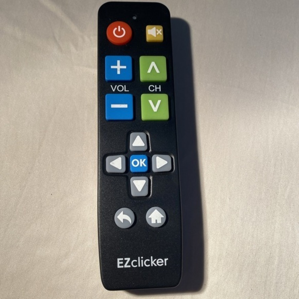 EZ Clicker Remote Control Black Large Buttons 3687‎